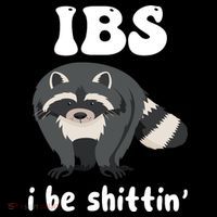 Ibs I Be Shittin Funny Joke Raccoon Impact Tech Backpack