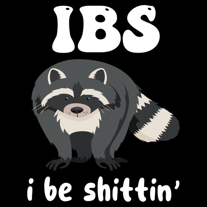 Ibs I Be Shittin Funny Joke Raccoon Tall Sweatshirt