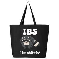 Ibs I Be Shittin Funny Joke Raccoon 25L Jumbo Tote