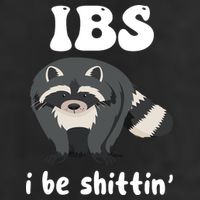 Ibs I Be Shittin Funny Joke Raccoon 25L Jumbo Tote
