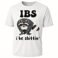 Ibs I Be Shittin Funny Joke Raccoon Cooling Performance Crew T-Shirt