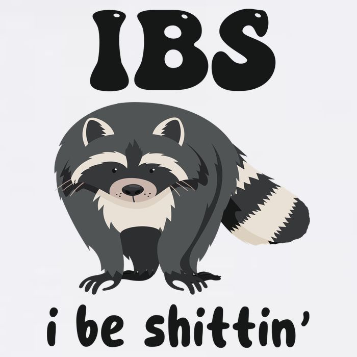 Ibs I Be Shittin Funny Joke Raccoon Button