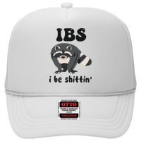 Ibs I Be Shittin Funny Joke Raccoon Trucker Hat