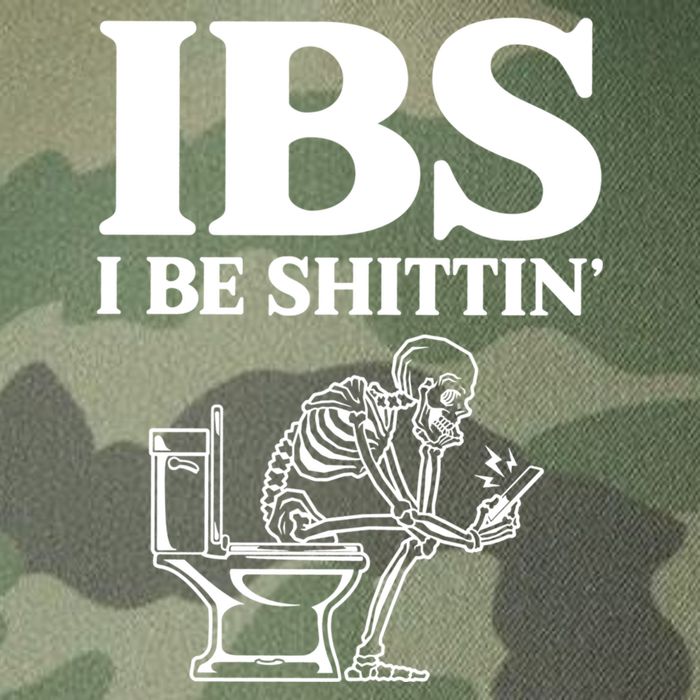 Ibs I Be Shittin Funny Skeleton Legacy Tie Dye Trucker Hat
