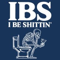 Ibs I Be Shittin Funny Skeleton Infant Baby Jersey Bodysuit