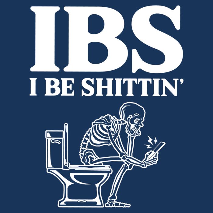 Ibs I Be Shittin Funny Skeleton Infant Baby Jersey Bodysuit