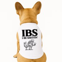 Ibs I Be Shittin Funny Skeleton Doggie Tank