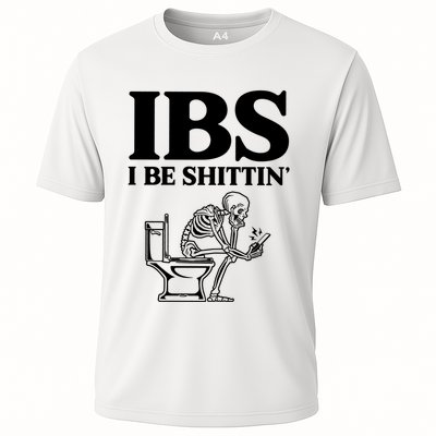 Ibs I Be Shittin Funny Skeleton Performance Shirt