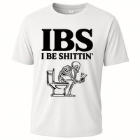 Ibs I Be Shittin Funny Skeleton Performance Shirt