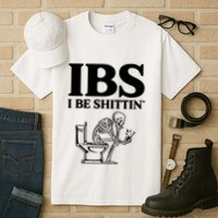 Ibs I Be Shittin Funny Skeleton Tall T-Shirt