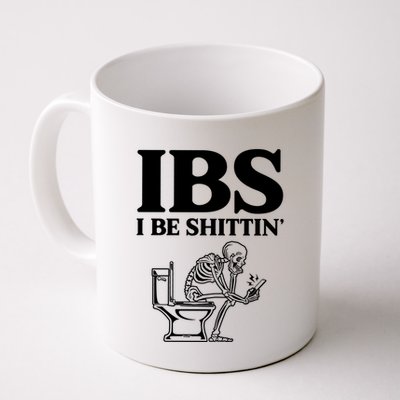 Ibs I Be Shittin Funny Skeleton Mug