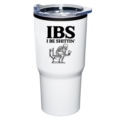 Ibs I Be Shittin Funny Skeleton Tumbler