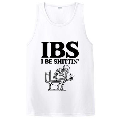Ibs I Be Shittin Funny Skeleton PosiCharge Competitor Tank