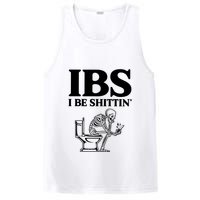 Ibs I Be Shittin Funny Skeleton PosiCharge Competitor Tank