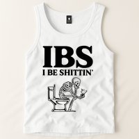 Ibs I Be Shittin Funny Skeleton Tank Top
