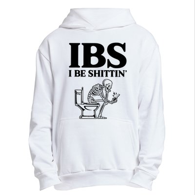 Ibs I Be Shittin Funny Skeleton Urban Pullover Hoodie