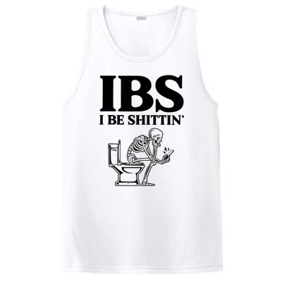 Ibs I Be Shittin Funny Skeleton PosiCharge Competitor Tank