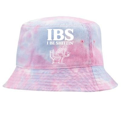 Ibs I Be Shittin Funny Skeleton Tie-Dyed Bucket Hat