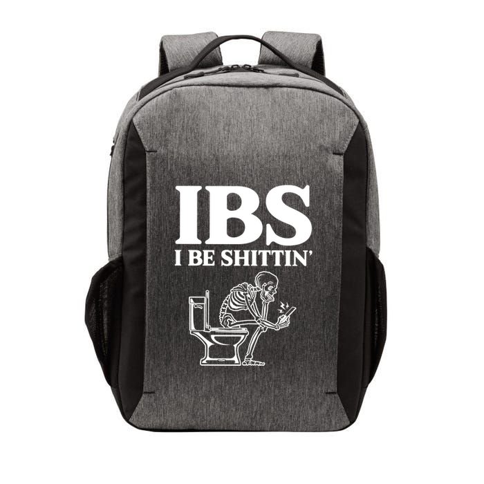 Ibs I Be Shittin Funny Skeleton Vector Backpack