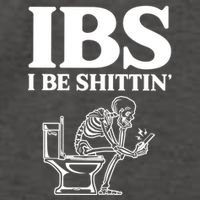Ibs I Be Shittin Funny Skeleton Vector Backpack