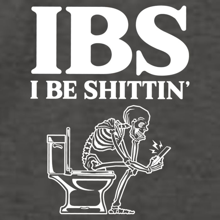 Ibs I Be Shittin Funny Skeleton Vector Backpack