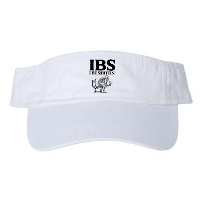 Ibs I Be Shittin Funny Skeleton Valucap Bio-Washed Visor