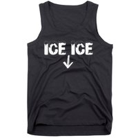 Ice Ice Baby Pregnant New Baby Announcement Tank Top