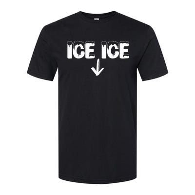 Ice Ice Baby Pregnant New Baby Announcement Softstyle CVC T-Shirt