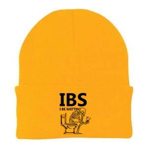 Ibs I Be Shittin Irritable Bowel Syndrome Funny Knit Cap Winter Beanie