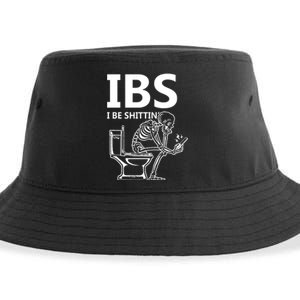 Ibs I Be Shittin Irritable Bowel Syndrome Funny Sustainable Bucket Hat