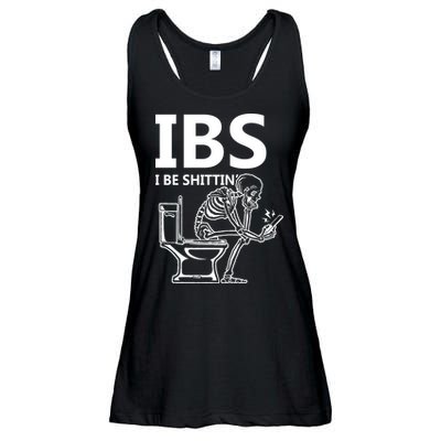 Ibs I Be Shittin Irritable Bowel Syndrome Funny Ladies Essential Flowy Tank