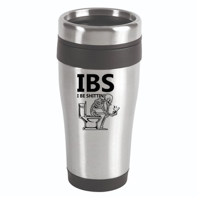 Ibs I Be Shittin Irritable Bowel Syndrome Funny 16oz Travel Tumbler