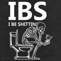 Ibs I Be Shittin Irritable Bowel Syndrome Funny 25L Jumbo Tote