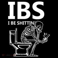 Ibs I Be Shittin Irritable Bowel Syndrome Funny Pom Pom 12in Knit Beanie
