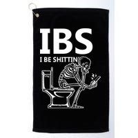 Ibs I Be Shittin Irritable Bowel Syndrome Funny Golf Towel