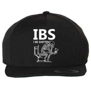 Ibs I Be Shittin Irritable Bowel Syndrome Funny Wool Snapback Cap