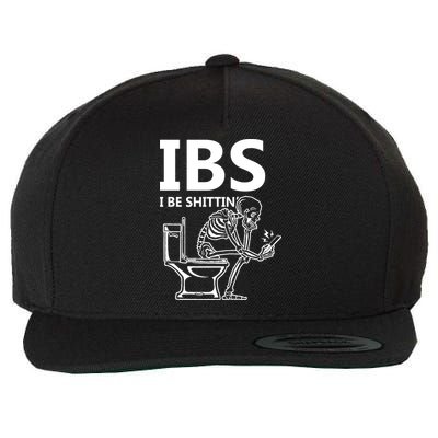 Ibs I Be Shittin Irritable Bowel Syndrome Funny Wool Snapback Cap