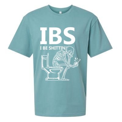 Ibs I Be Shittin Irritable Bowel Syndrome Funny Sueded Cloud Jersey T-Shirt