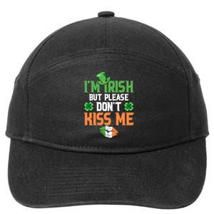 IM Irish But Please Dont Kiss Me 7-Panel Snapback Hat