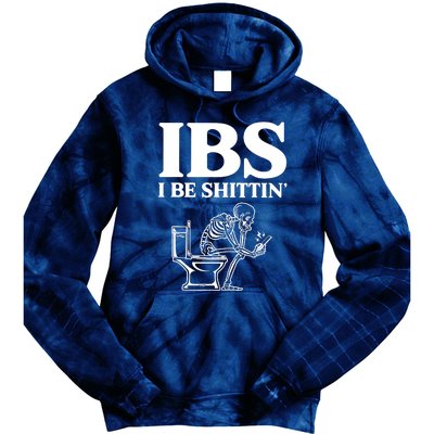 Ibs I Be Shittin Funny Skeleton Tie Dye Hoodie