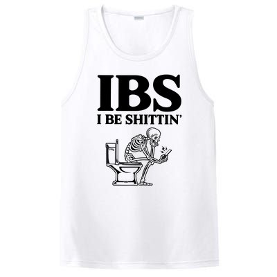 Ibs I Be Shittin Funny Skeleton PosiCharge Competitor Tank