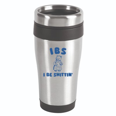 Ibs I Be Shittin 16oz Travel Tumbler