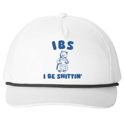 Ibs I Be Shittin Snapback Five-Panel Rope Hat