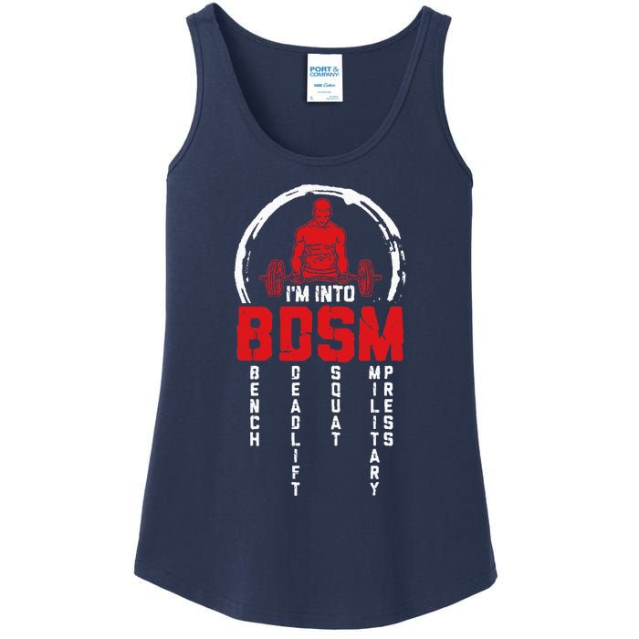 Im Into BDSM Bench Deadlift SquatMilitary Press Workout Ladies Essential Tank