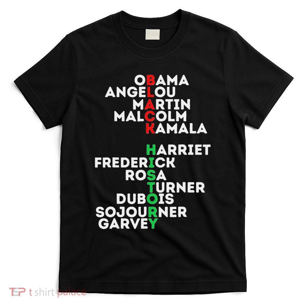 Influential Inspirational Black History Leaders T-Shirt