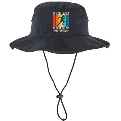 If I Collapse Please Pause My Watch Running Marathon Runner Bucket Hat