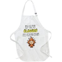If Its Clogged Im Involved Funny Embarrassing Apron