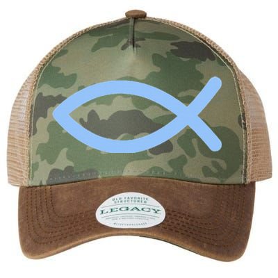 Ichthys Ichthus Christian Symbol Jesus Fish Legacy Tie Dye Trucker Hat