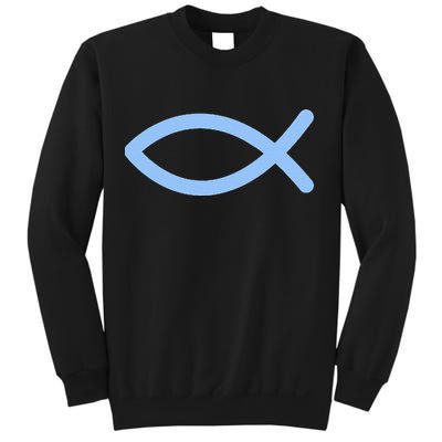 Ichthys Ichthus Christian Symbol Jesus Fish Sweatshirt