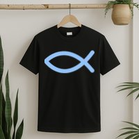 Ichthys Ichthus Christian Symbol Jesus Fish T-Shirt